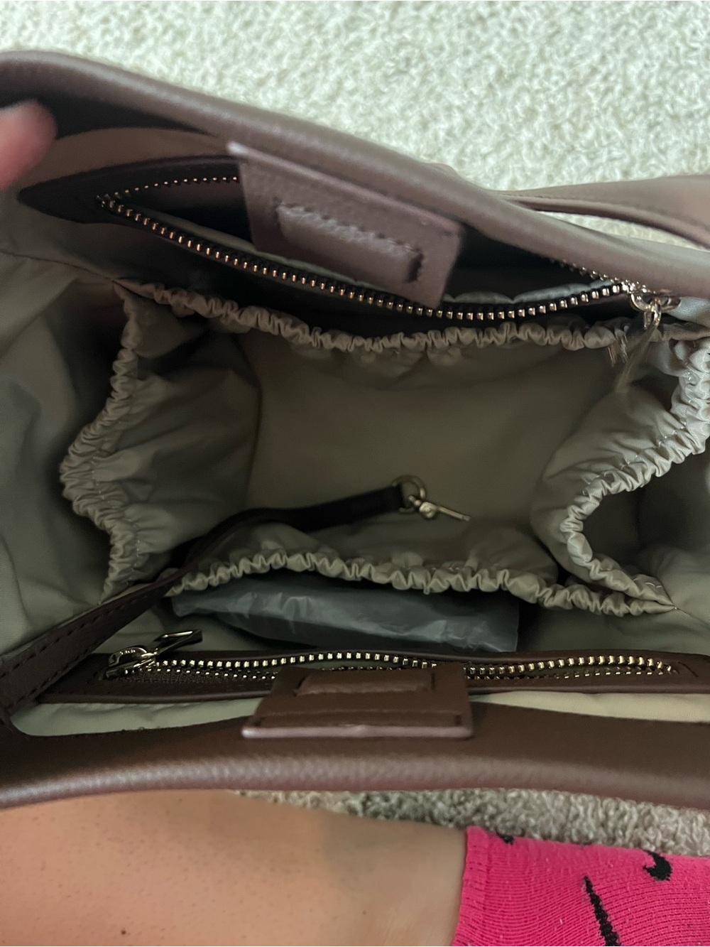 Mina baie Harlow mini bag in coco - Picture 7 of 7